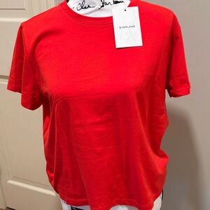 Everlane Bright Red Short Sleeve box Tee